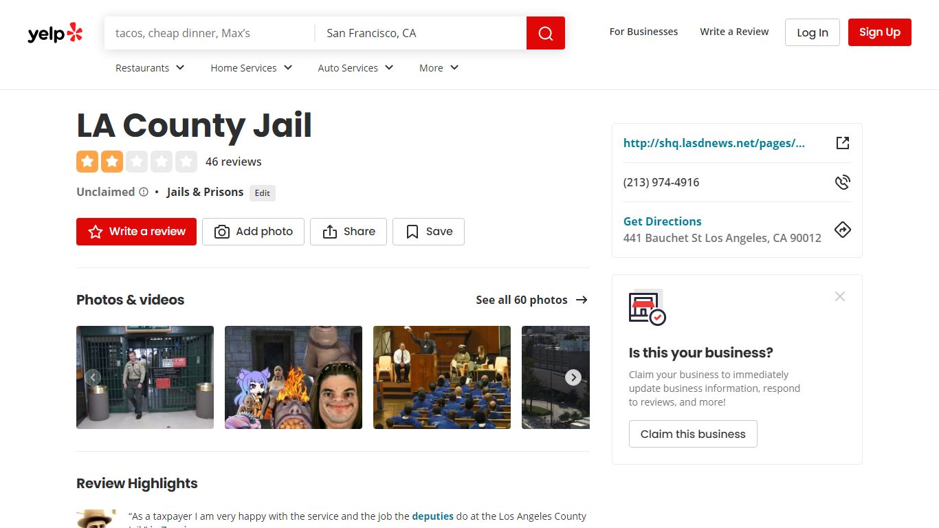 LA COUNTY JAIL - 56 Photos & 45 Reviews - Jails ... - Yelp